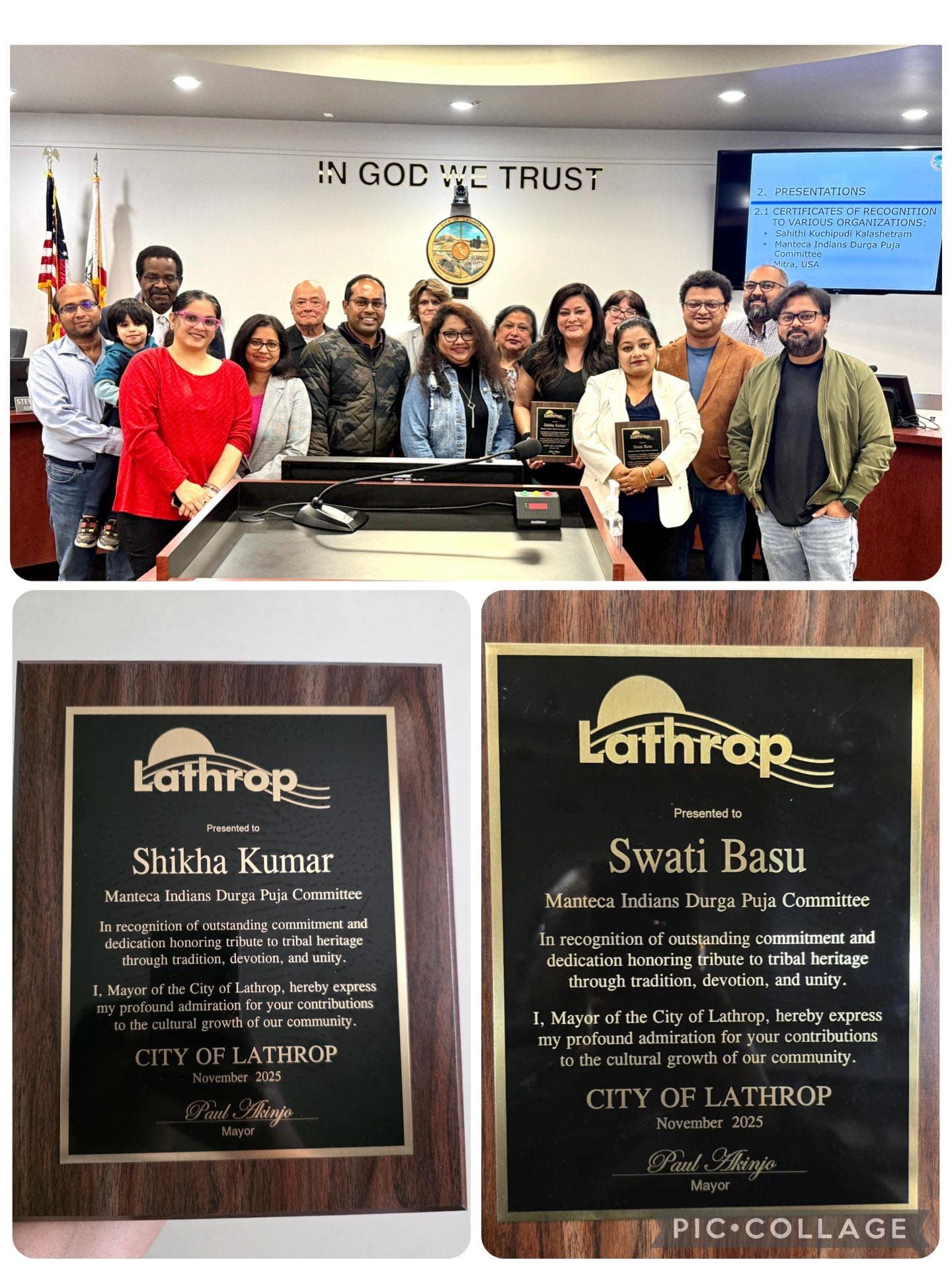 City of Lathrop Appreciation